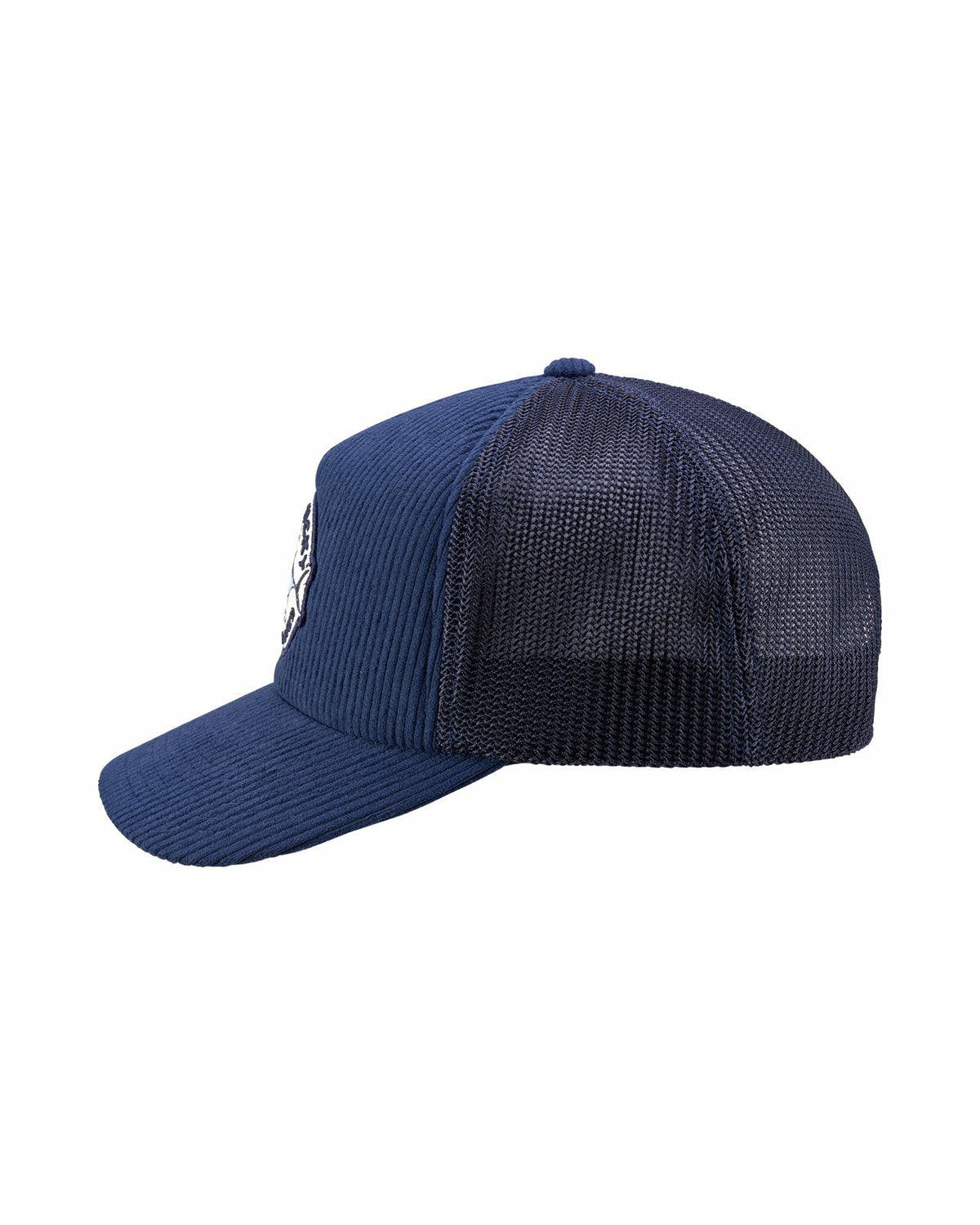 Black Clover Adjustable Navy Blue Mesh Hat for Golf and Fishing