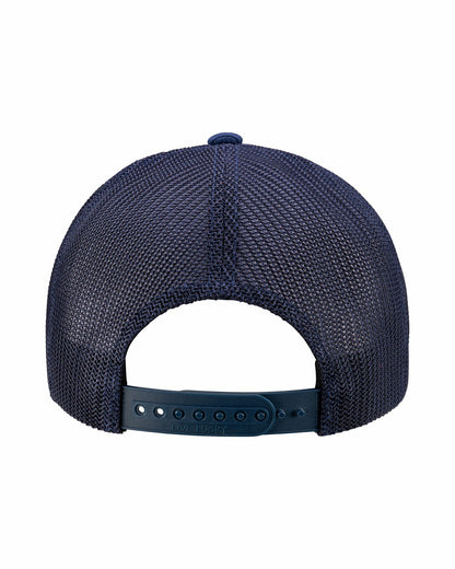 Black Clover Adjustable Navy Blue Mesh Hat for Golf and Fishing