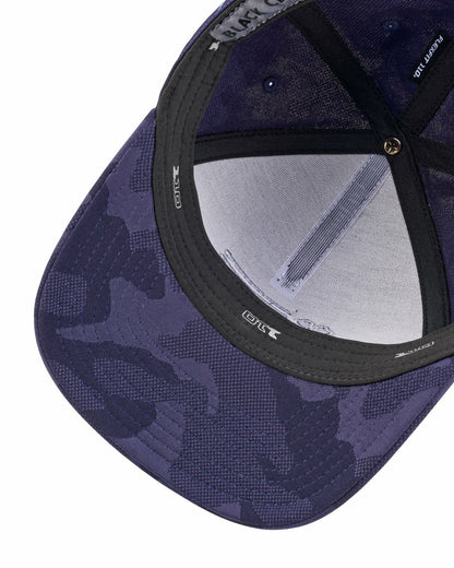 Black Clover Unisex Adjustable Blue USA Flag Patriotic Hat with Camo