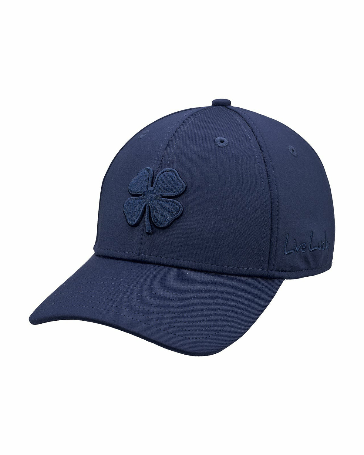 Black Clover Navy Blue Premium Clover Hat for Golf and Lifestyle