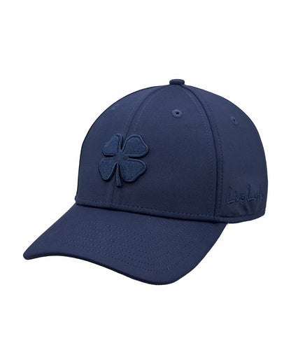 Black Clover Navy Blue Premium Clover Hat for Golf and Lifestyle