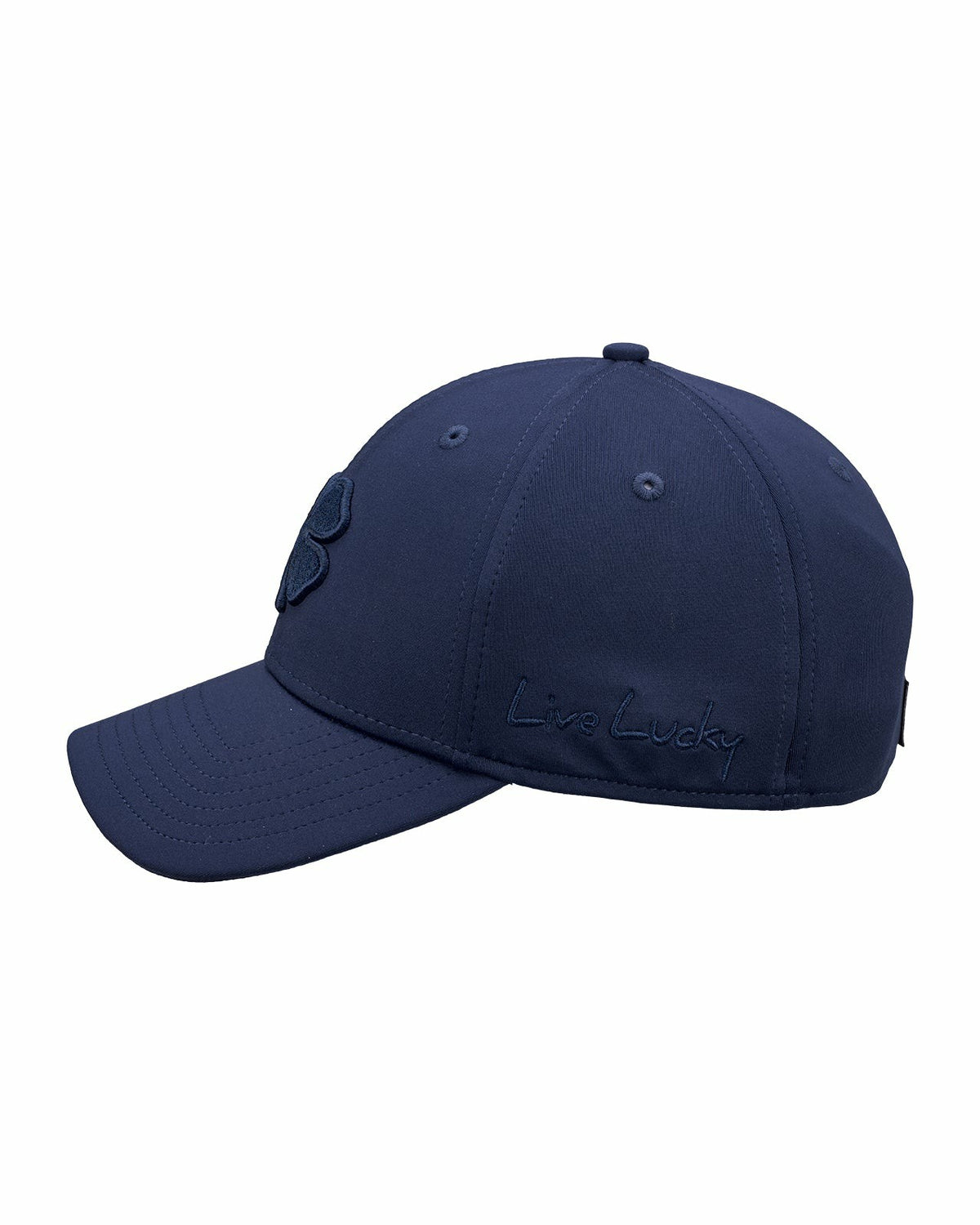 Black Clover Navy Blue Premium Clover Hat for Golf and Lifestyle