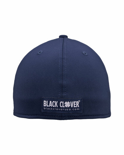 Black Clover Navy Blue Premium Clover Hat for Golf and Lifestyle