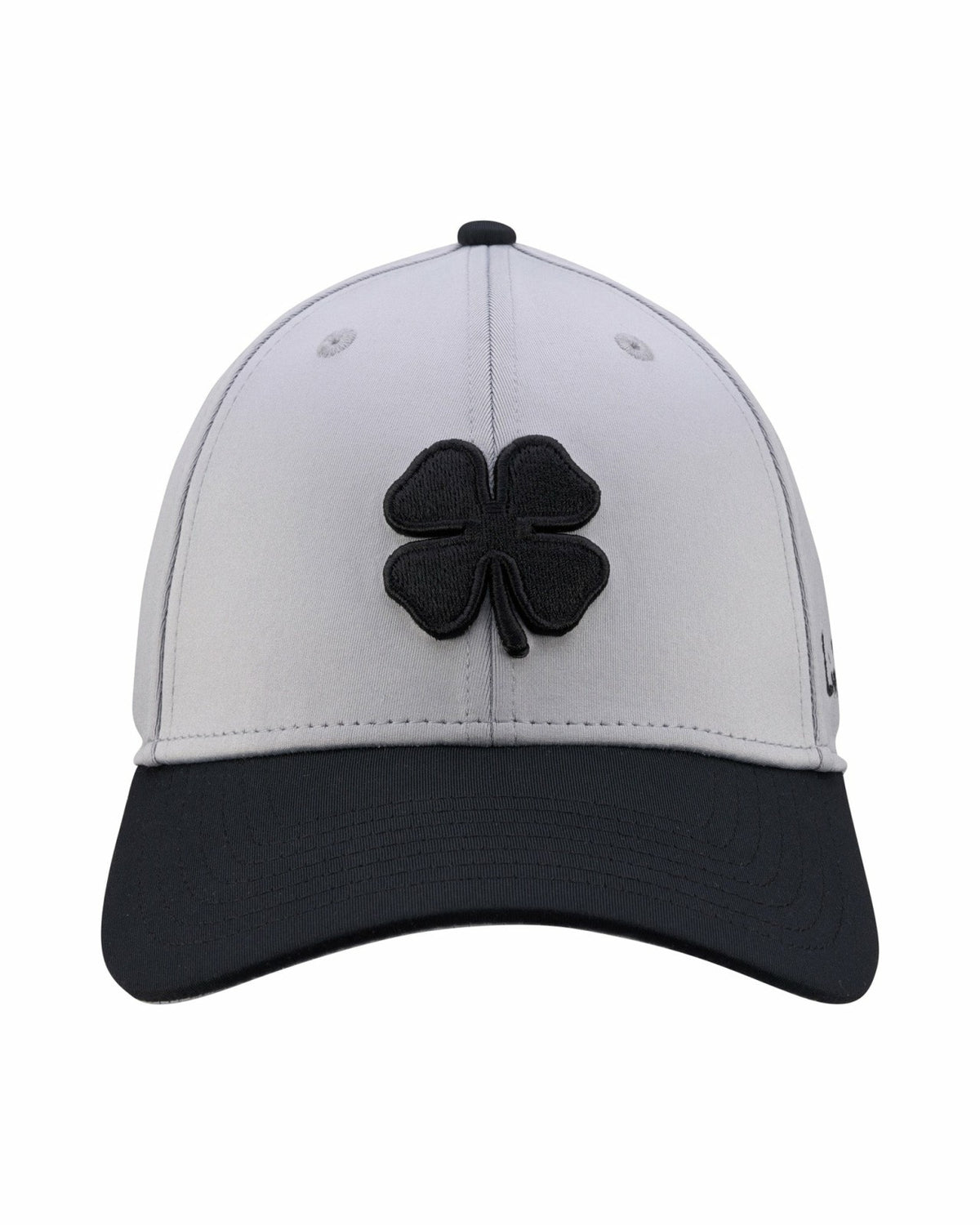 Black Clover Silver and Black Premium Clover Hat for Golf and Lifestyle
