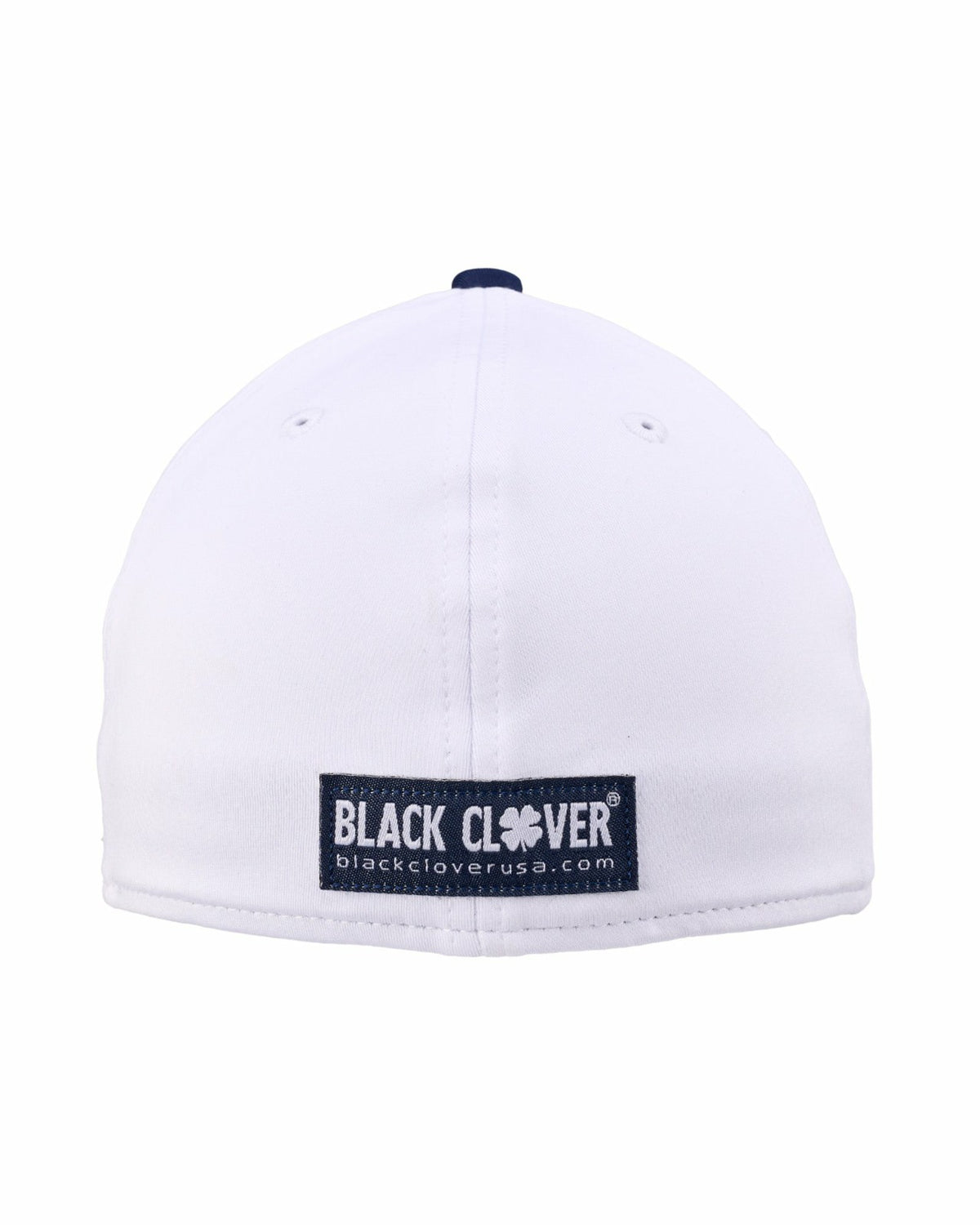 Black Clover White and Navy Blue Premium Clover Hat For Golf and Lifestyle