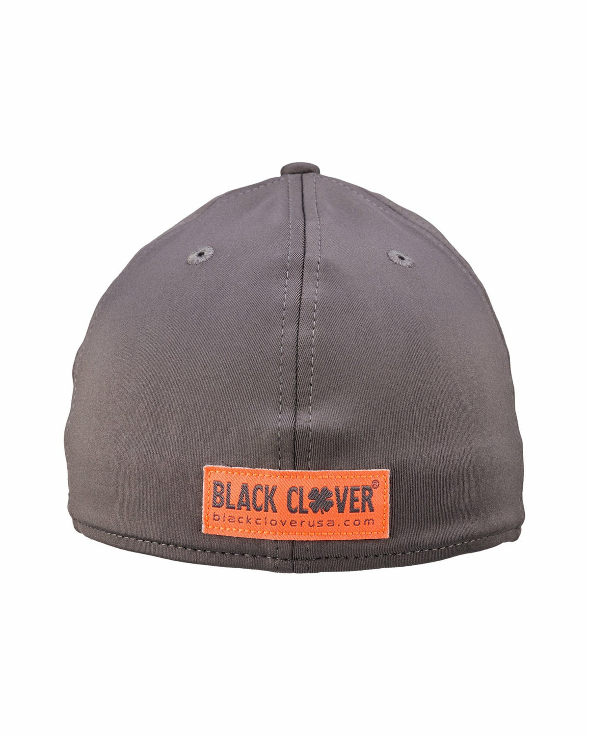 Black Clover Dark Grey and Orange Premium Clover Hat for Golf and Lifestyle
