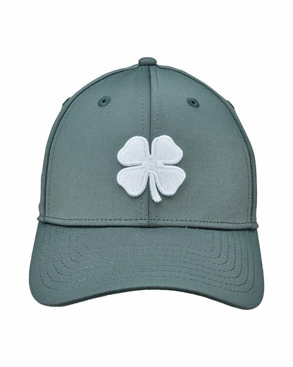 Black Clover Charcoal and White Premium Clover Hat for Golf and Lifestyle