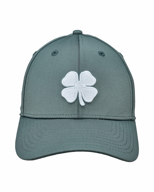 Black Clover Charcoal and White Premium Clover Hat for Golf and Lifestyle