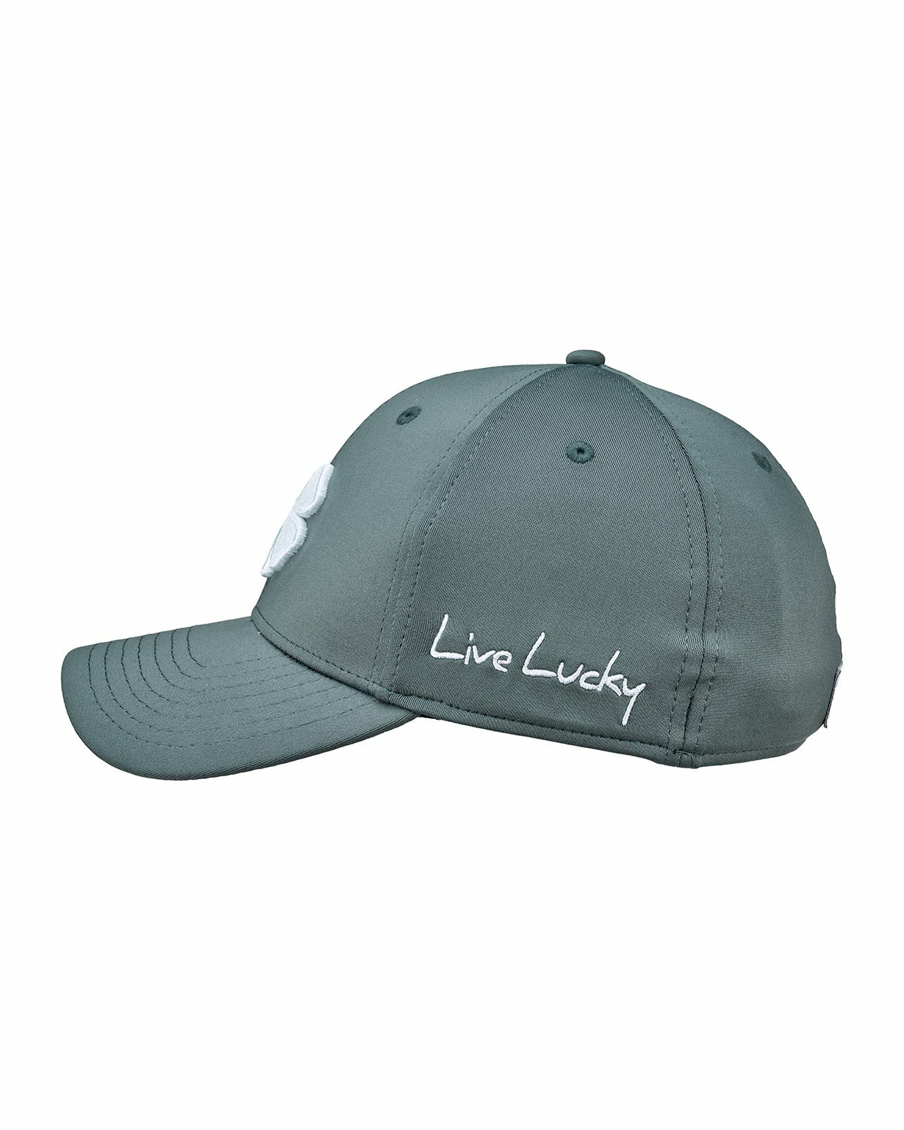 Black Clover Charcoal and White Premium Clover Hat for Golf and Lifestyle
