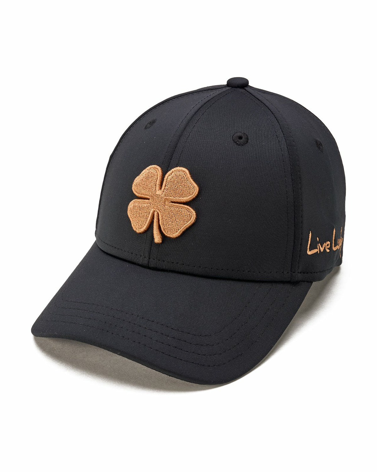 Black Clover Orange and Black Premium Clover Hat for Golf and Lifestyle