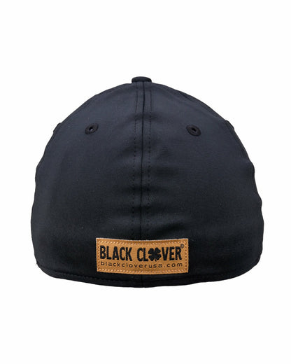 Black Clover Orange and Black Premium Clover Hat for Golf and Lifestyle