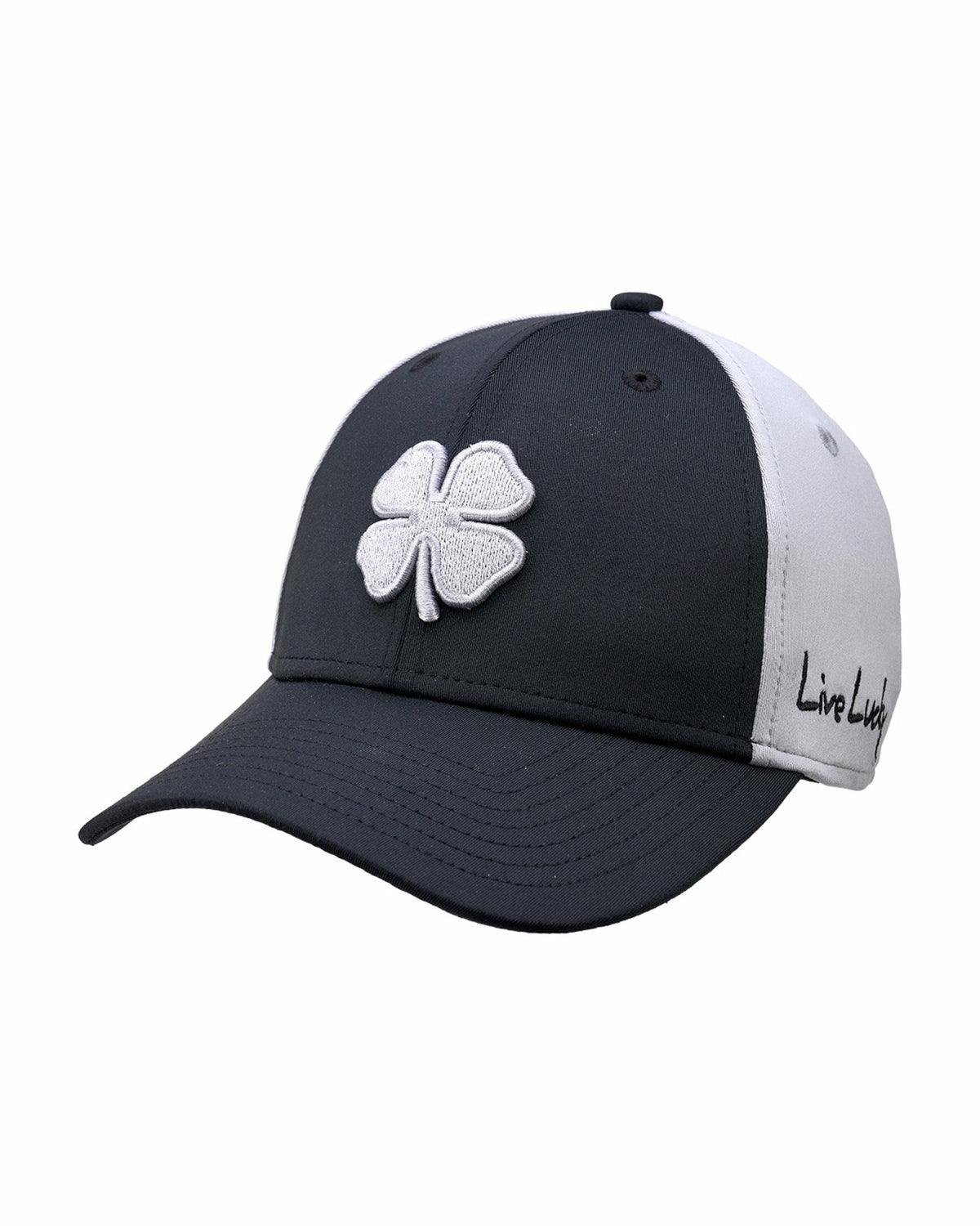 Black Clover Grey and Black Premium Clover Hat for Golf and Lifestyle