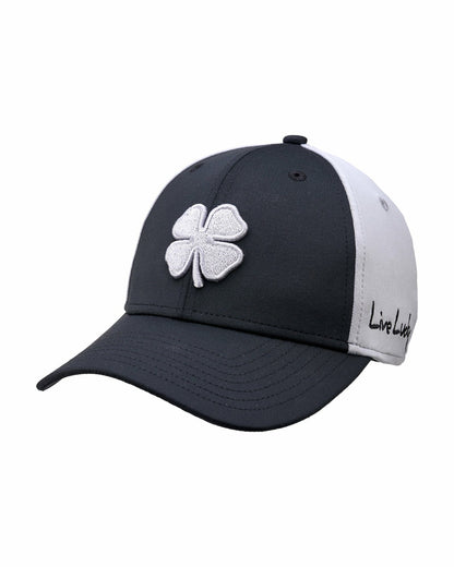Black Clover Grey and Black Premium Clover Hat for Golf and Lifestyle