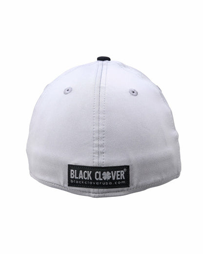 Black Clover Grey and Black Premium Clover Hat for Golf and Lifestyle