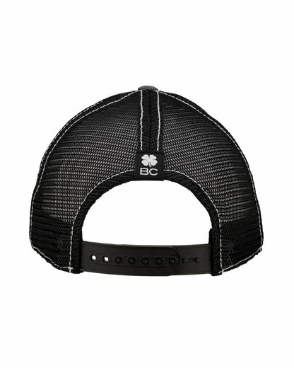 Black Clover Vintage Two-Tone Black Golf Hat with Black Mesh