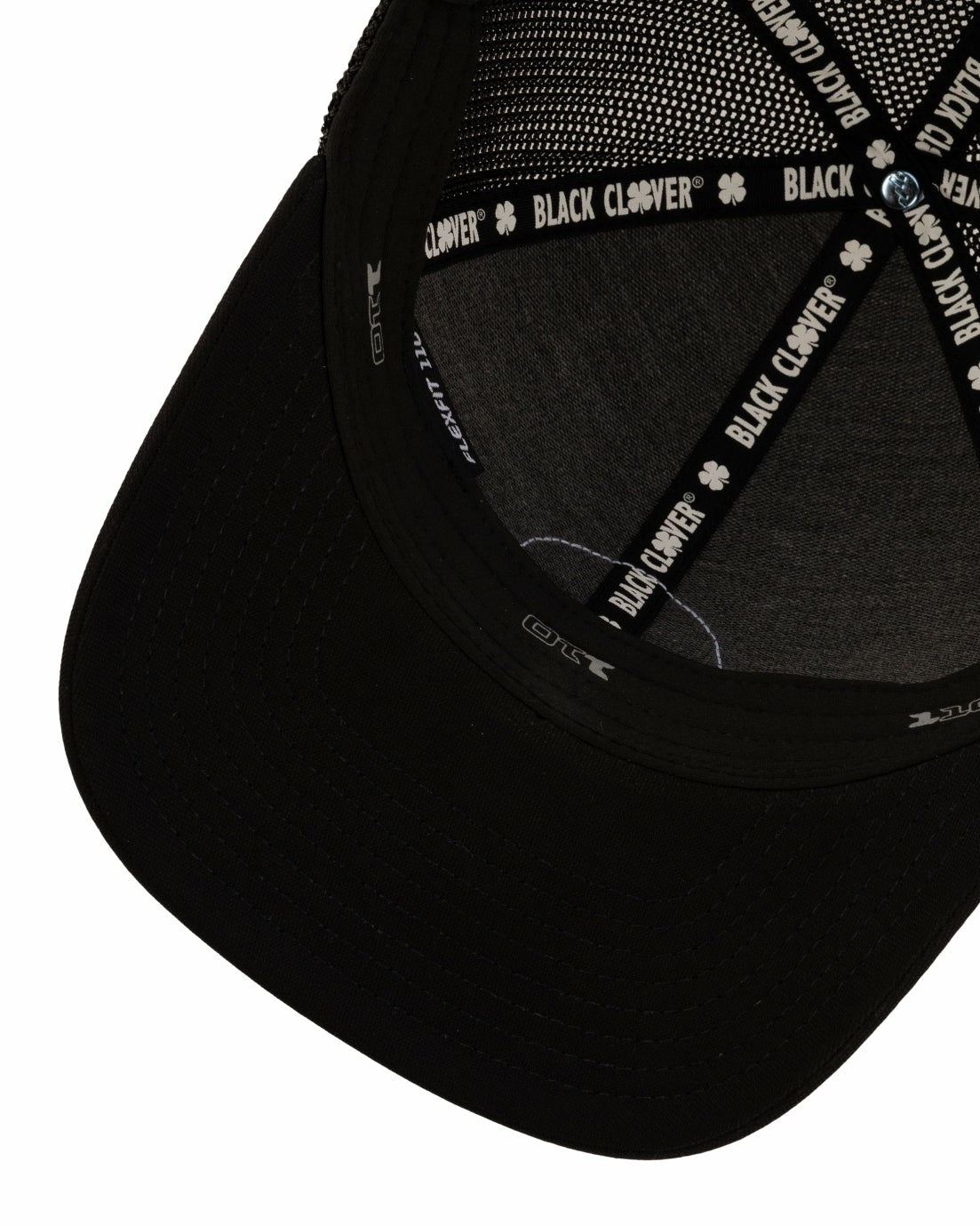 Black Clover Trendy Unisex Black Snapback with Luck Patch for Golf and Lifestyle