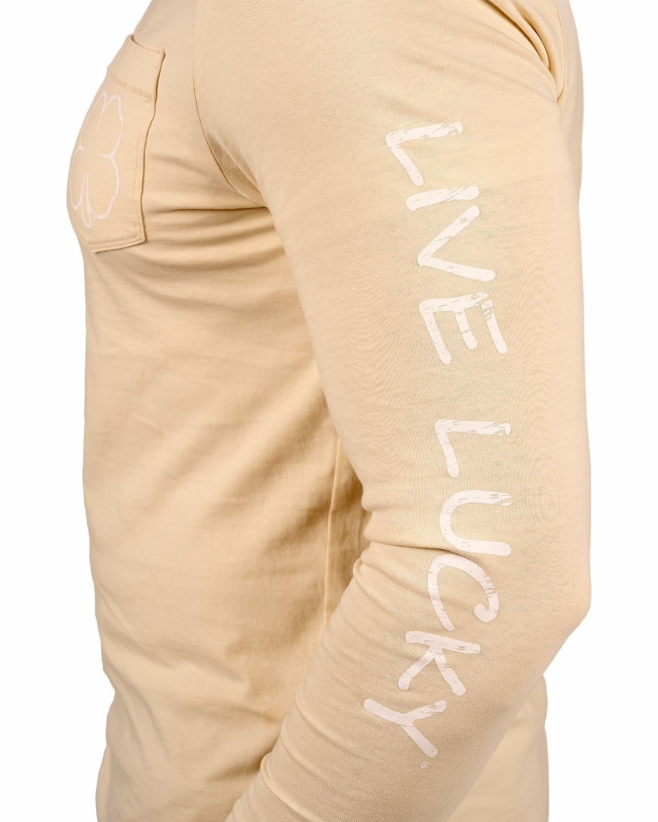 Black Clover Retro Long-Sleeved Cream Graphic T-Shirt